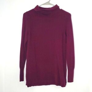 Burgundy Cashmere Sweater Small Petite